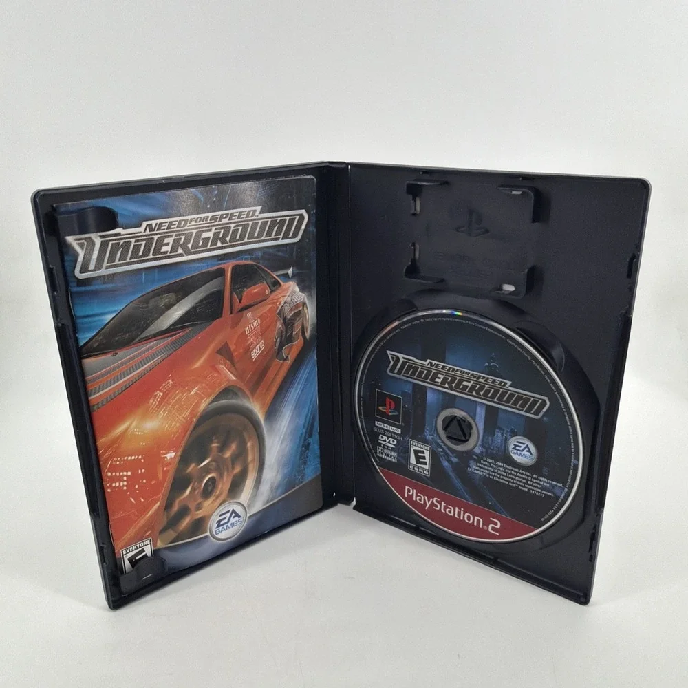 Need for Speed Underground (PS2, PlayStation 2) 2003 CIB with Manual Tested